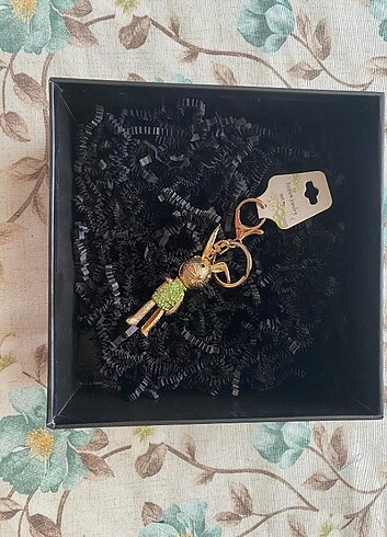 Beden altın Renk Çanta Charm anahtarlık