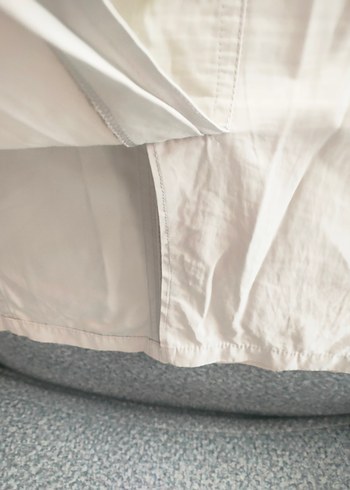 Bej Kemer detaylı Midi  Etek - Görsel 4