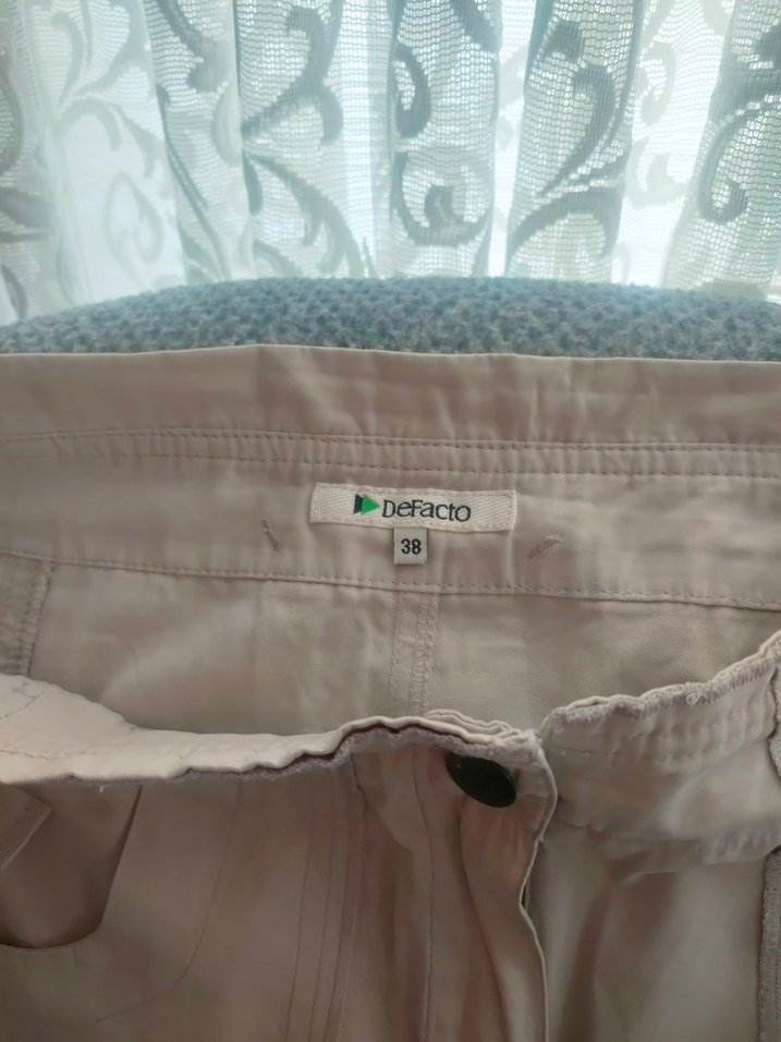 Bej Kemer detaylı Midi  Etek - Görsel 2