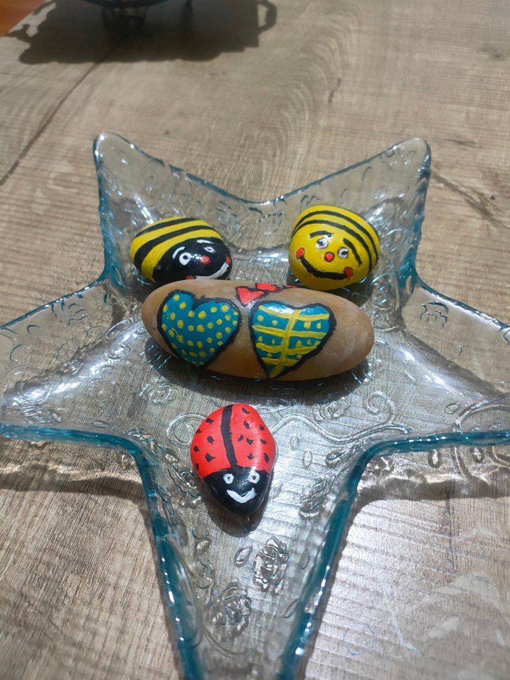 Renkli Taş Figürleri Seti - Görsel 2