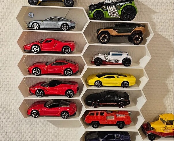 Beden HotWheels Araba Rafı