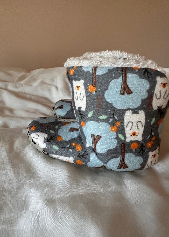 Civil ayıcıklı 12 cm bebek patik - Görsel 2