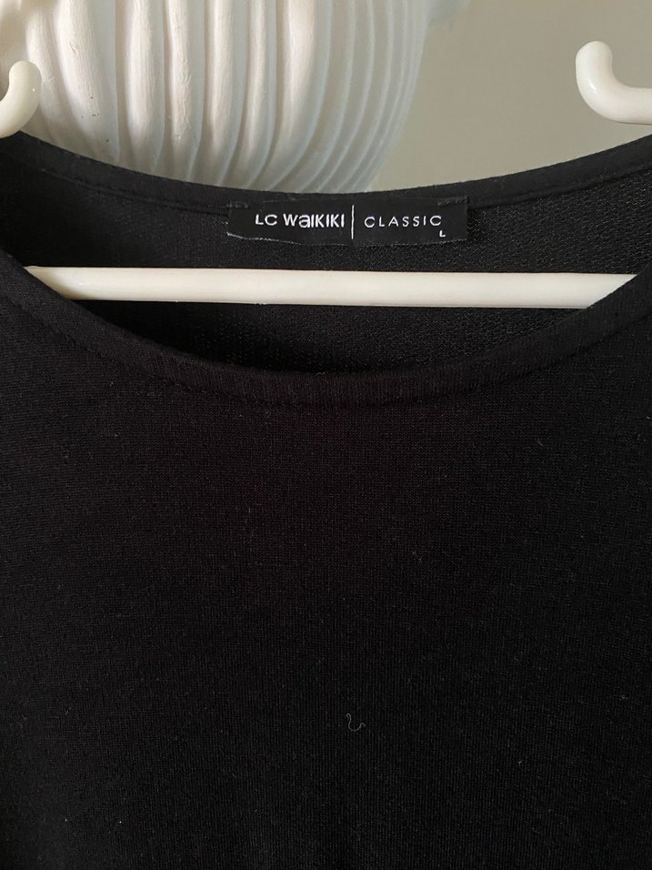 Siyah Uzun Kollu Tesettür Kadın Tunik - Görsel 3