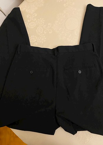 Siyah Kemerli Erkek Ofis Pantolonu - Görsel 6