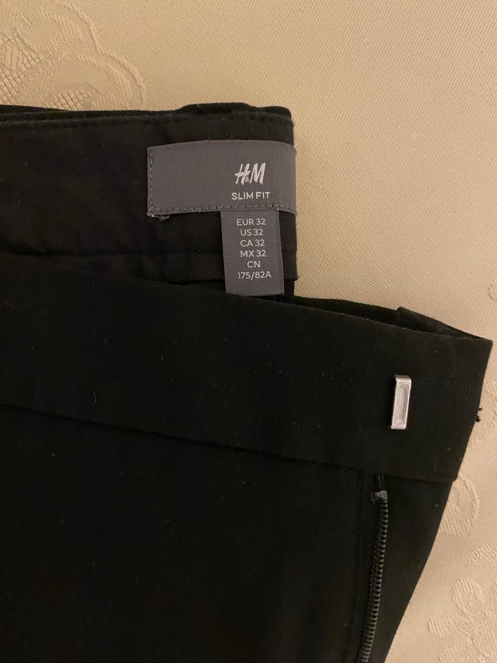 Siyah Kemerli Erkek Ofis Pantolonu - Görsel 2