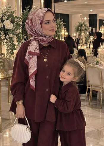 Zara Kahverengi Tesettur İkili Takim