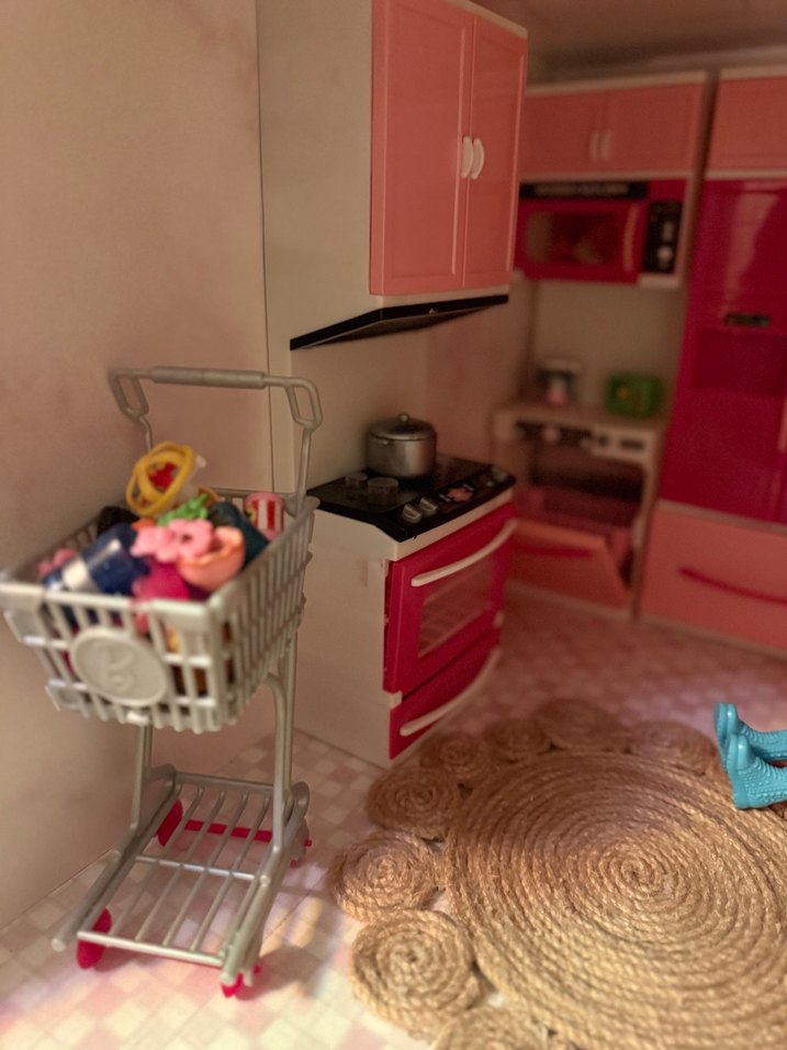 Pembe Pastel Oyuncak Mutfak Seti - Görsel 2