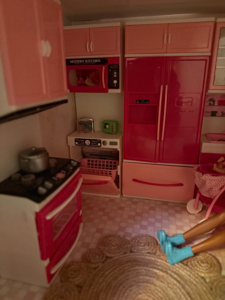 Pembe Pastel Oyuncak Mutfak Seti - Görsel 3