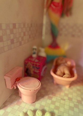 Pembe Oyuncak Bebek Makyaj Seti - Görsel 5