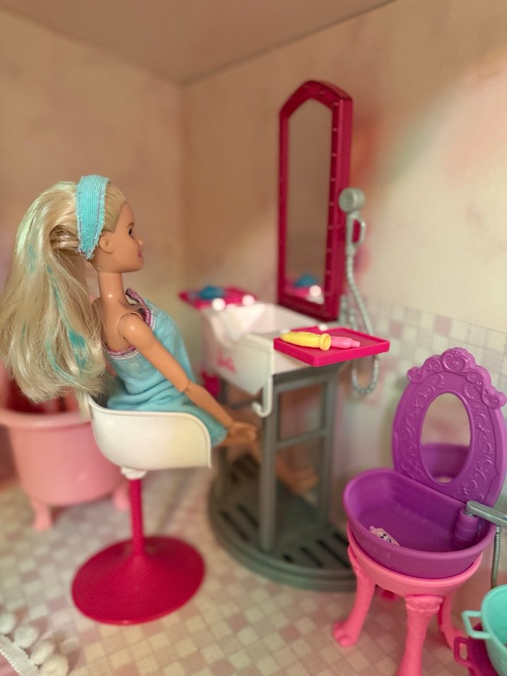 Pembe Oyuncak Bebek Makyaj Seti - Görsel 4