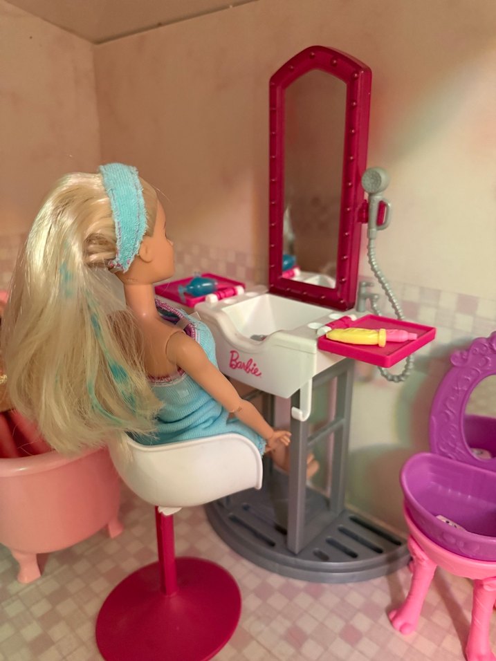 Pembe Oyuncak Bebek Makyaj Seti - Görsel 3