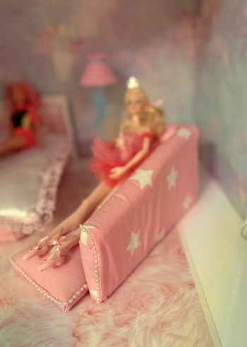 Pembe Pastel Bebek ve Oda Seti - Görsel 3