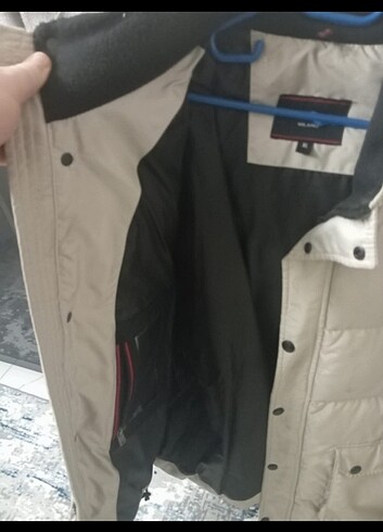 PRADA kaz tüyü bej uzun mont - Görsel 2