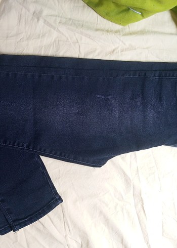 siyah ambar  Kadın Denim Pantolon - Görsel 4