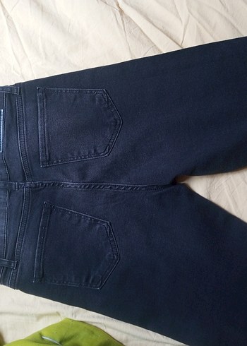 siyah ambar  Kadın Denim Pantolon - Görsel 3