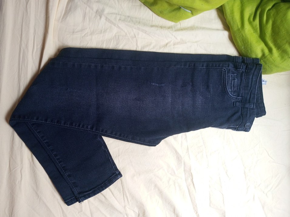 siyah ambar  Kadın Denim Pantolon - Görsel 4