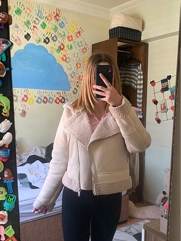 Stradivarius Biker çeket mont