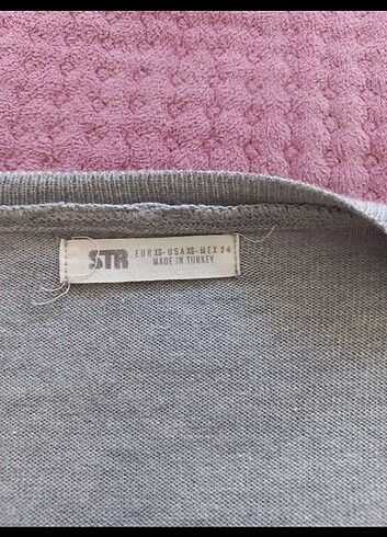 Stradivarius Stradivarius Crop Gri Hirka xs