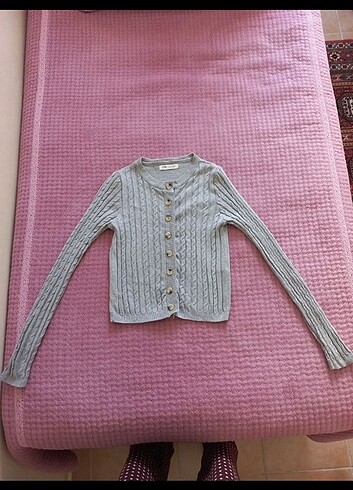 Stradivarius Crop Gri Hirka xs