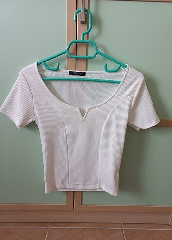 s Beden Trendyol Small Beyaz Tshirt