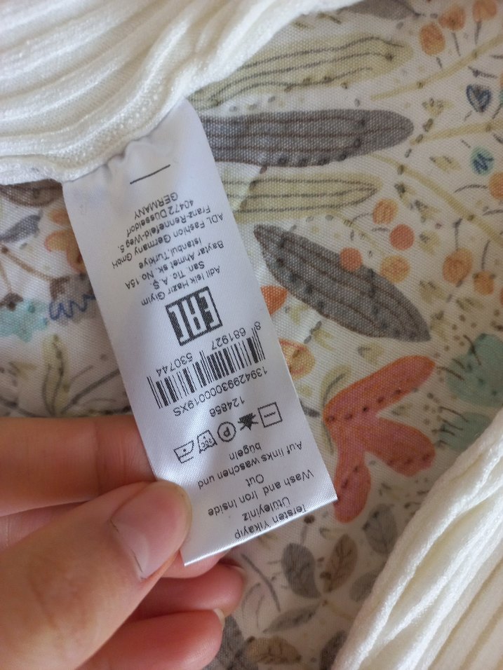 AdL Kemik Rengi Xs Crop Kazak - Görsel 4