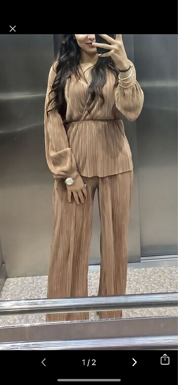 Piliseli ikili pantolon