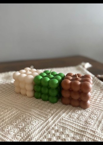 Zara Home Küp Şekilli Dekoratif Mum Seti