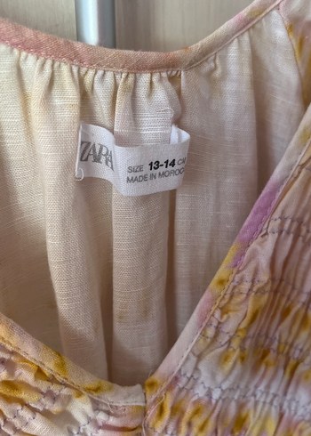 Uzun Pastel Renkli  Desenli Bohem Elbise - Görsel 2