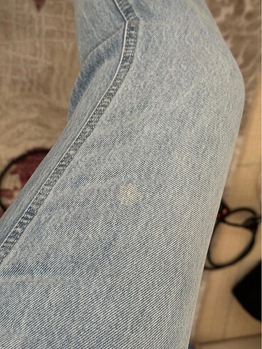 stradivarius d96 straight fit crop jean - Görsel 10