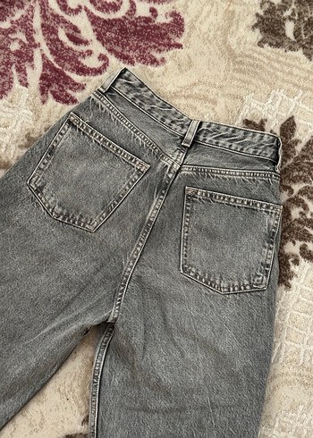 Zara Gri wide leg jean - Görsel 5