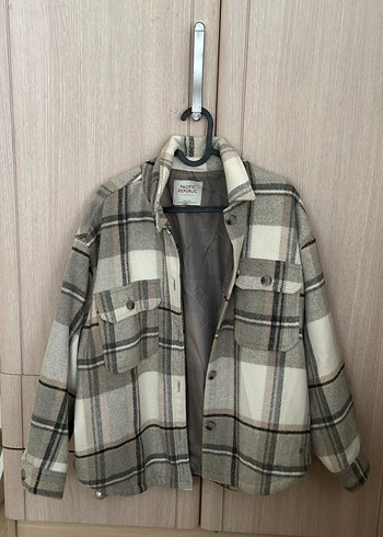 Pull&bear gömlek ceket - Görsel 5