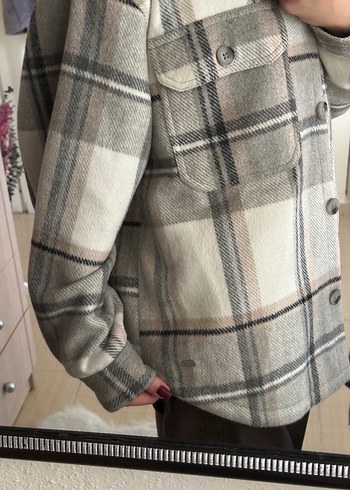 Pull&bear gömlek ceket - Görsel 2