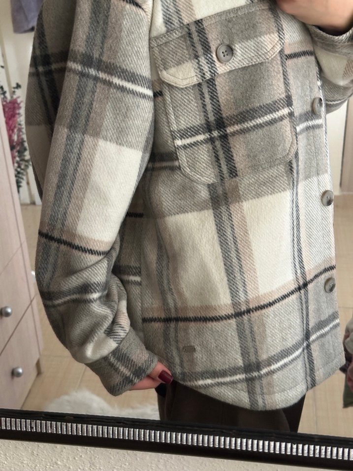 Pull&bear gömlek ceket - Görsel 2