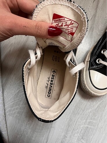 39 Beden siyah Renk Converse Chuck 70 orjinal