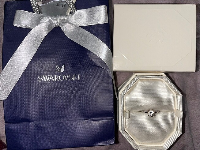 swarovski swarovski yüzük orjinal