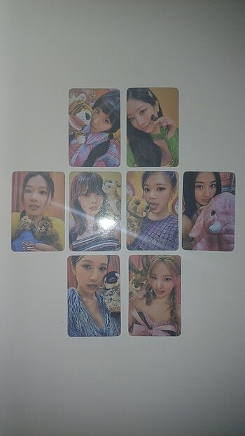 Twice photocard pvc kaplama