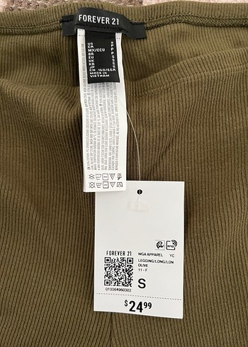 Kadın Haki Kumaş Midi Pantolon - Görsel 2