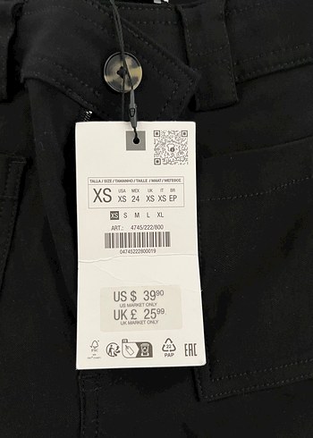 Siyah Kadın Midi Bol Paça Pantolon - Görsel 2