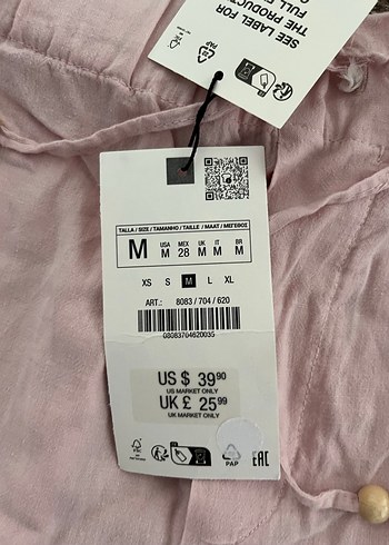 Pembe Keten Düğmeli Kadın Mini Şort - Görsel 2