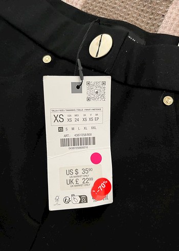 Siyah Elastik Kumaş Kadın Pantolon - Görsel 2