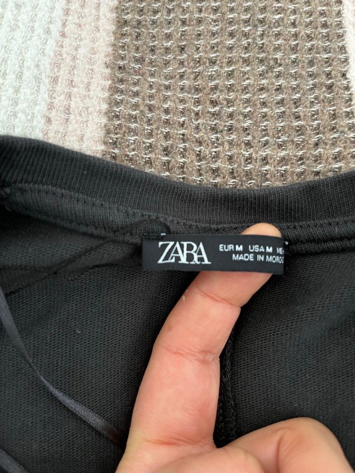 Siyah Erkek Sweatshirt, Uzun Kollu, Rahat Kesim - Görsel 2