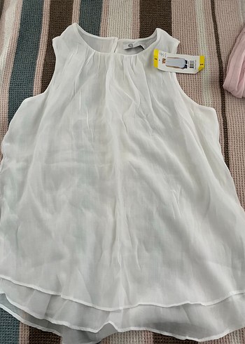 Baskılı Beyaz Midi Hamile ve Emzirme Elbisesi - Görsel 2