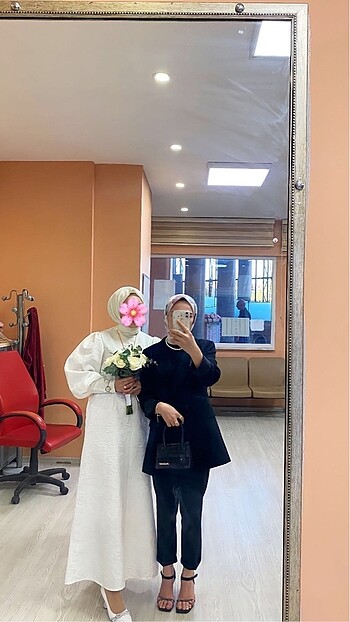 Özel tasarım tesettür nikah elbisesi