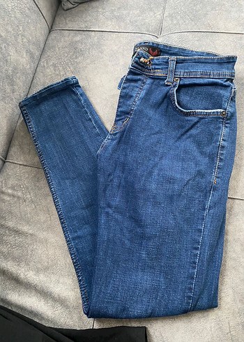 Diğer Erkek Mavi Denim Jean