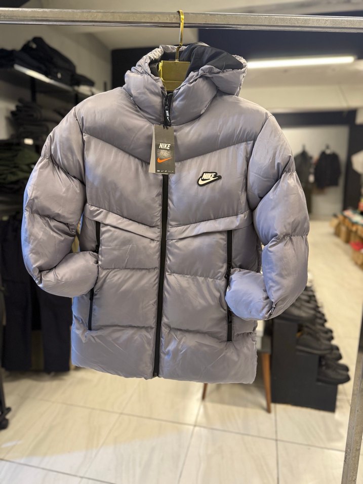 Nike Gri Erkek Spor Şişme Mont - Görsel 2
