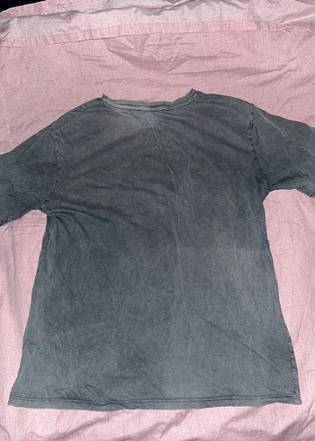 Kadın Gri Pamuklu Baskılı Tişört - Görsel 2