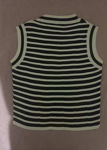 Çizgili Kadın Süveter - Görsel 2