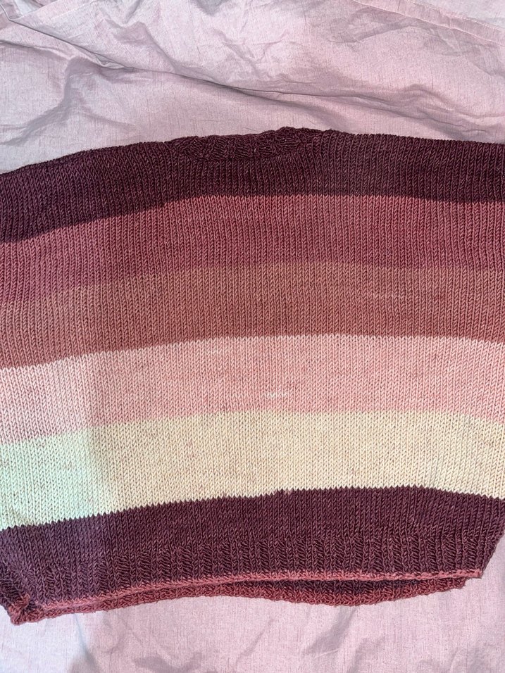 Bordo Bohem Örgü Kadın Kazak el emeğii - Görsel 2