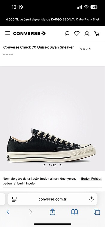 CONVERSE CHUCK 70