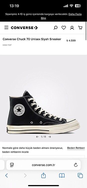 CONVERSE CHUCK 70
